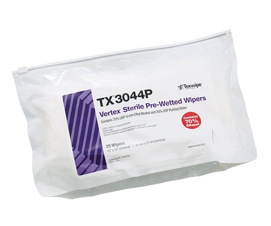 滅菌済みプリウェットワイパー Sterile Vertex（R） 310×310mm 1袋（25枚入）　TX3044P