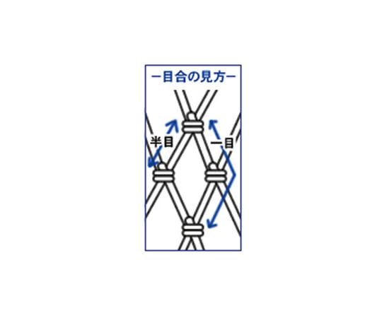 3-9094-01 巻網（刺網） 一目30mm 長さ9m