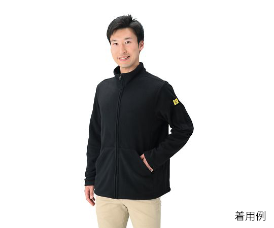 3-9150-02 ESD Fleece Jacket S 【AXEL GLOBAL】ASONE