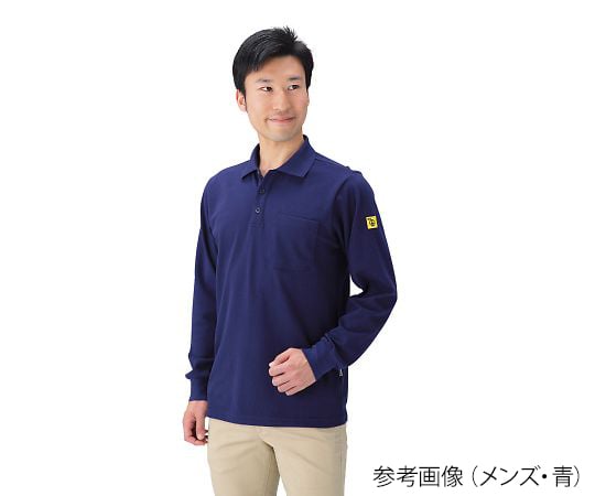 3 9152 02 Esdポロシャツ 長袖 メンズ 黒 M Axel アズワン 3 9152 02 Esdポロシャツ 長袖 メンズ 黒 M Axel アズワン