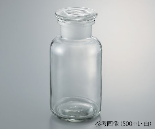 3-9175-06 広口試薬瓶 白 2000mL 632414104950