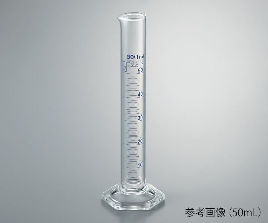 3-9179-03 メスシリンダー（青目盛） 25mL TSCY-25