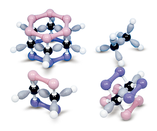 電子軌道模型 炭化水素の分子軌道模型組立セット 4種 W19756