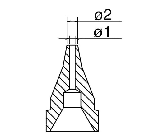 白光（HAKKO）3-9242-15はんだ吸取器用ノズルＮ６１－０５【1個】(as1-3-9242-15)