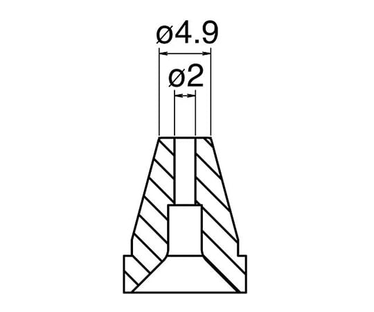 3-9243-15 はんだ吸取器（FR400-81）用ノズル N60-05