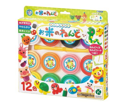 銀鳥産業3-9307-01お米のねんど４６２－０３８１２色【1セット】(as1-3-9307-01)