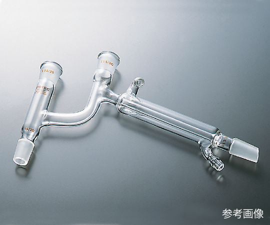 セミ・ミクロ蒸留管（クライゼン形） 透明摺合 2730-02-2