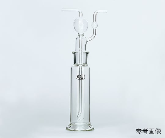 3-9412-01 透明共通摺合ガス洗浄瓶 ドレッセル式 250mL 4108-250