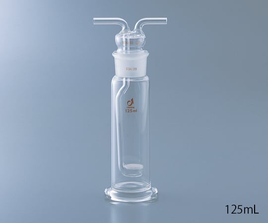 クライミング3-9412-20　ガス洗浄瓶　板フィルター付き　250mL　G-2 0457-02-102