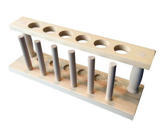 3-9422-01木製試験管立て６本用【1個】(as1-3-9422-01)