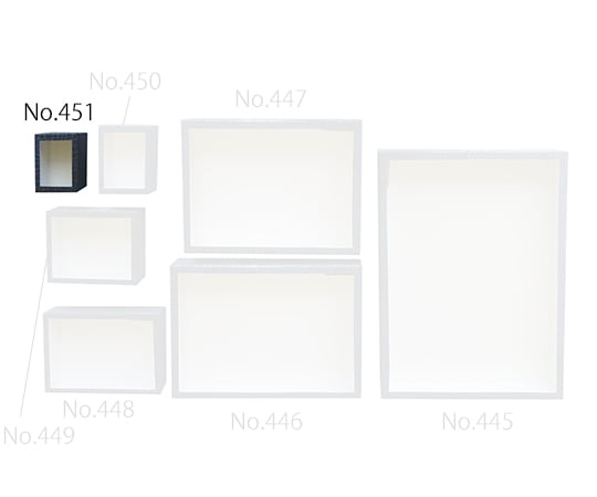 志賀昆虫普及社3-9432-01紙製ガラス蓋標本箱Ｍｏ．４５１【1箱/個】(as1-3-9432-01)