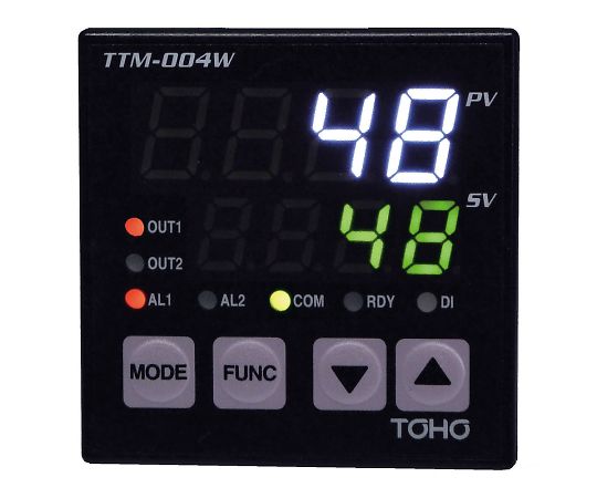 デジタル温度調節計（TTM-004W） 東邦電子 【AXEL】 アズワン