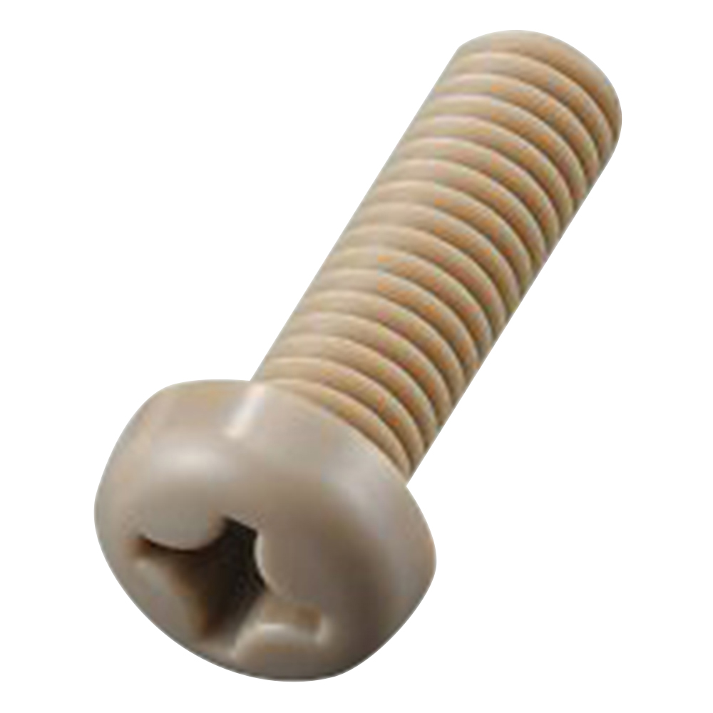 （+）ナベ小ネジ（樹脂製）　PEEK（ポリエーテルエーテルケトン）　M3×25mm　3本入