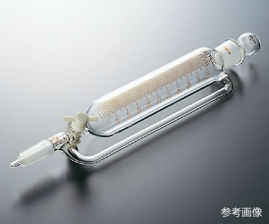 3-9605-01 平衡形分液ロート（テフロン（R）コック・目盛付） 50mL 普通摺合 2158-01-1