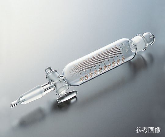 3-9615-01 滴下ロート（目盛付） 50mL 普通摺合 2151-01-1