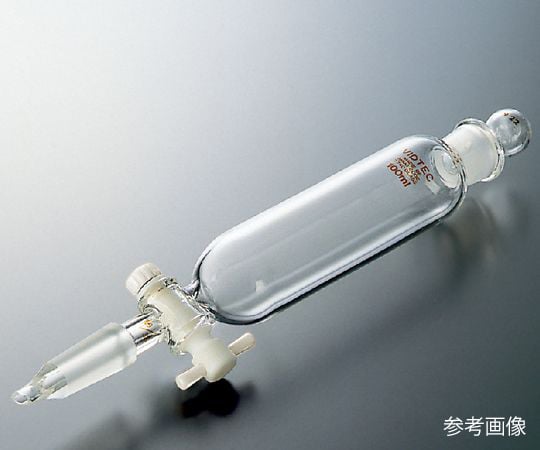 3-9617-03 円筒形分液ロート（テフロン（R）コック付） 200mL 普通摺合 2145-03-1