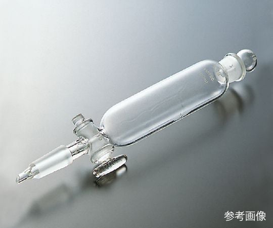 3-9619-01 円筒形分液ロート 50mL 普通摺合 2143-01-1