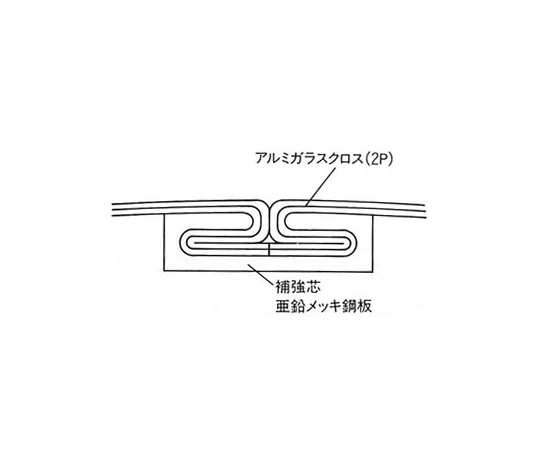 3-9627-11 耐熱ダクトホース（TAC耐熱ダクトMD-18）1本（5m入） 21114
