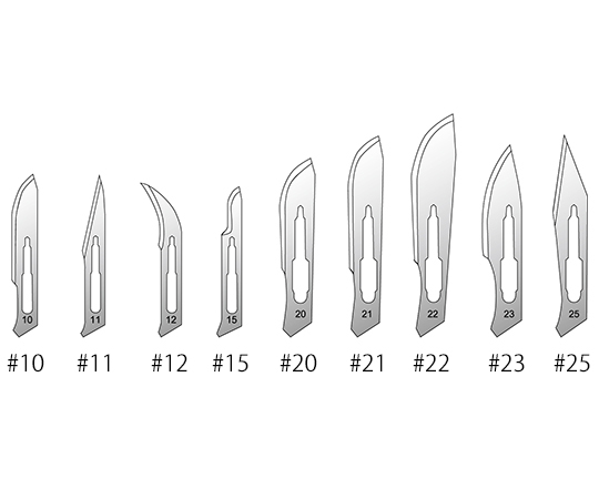3-9643-14解剖用メス替刃メス＃１５【1パック(100枚入)】(as1-3-9643-14)
