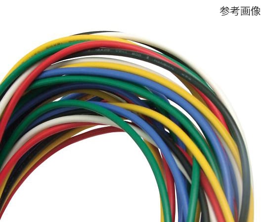 3-967-04 耐熱ビニル絶縁電線 緑 UL1007AWG18 L-50 GR