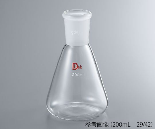 3-9674-02 共通摺合三角フラスコ（硼珪酸ガラス-1） 20mL 15/25