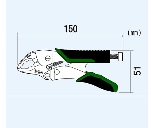 3-9745-01 ネジザウルス 150mm 適合ネジΦ3～9.5mm PZ-64