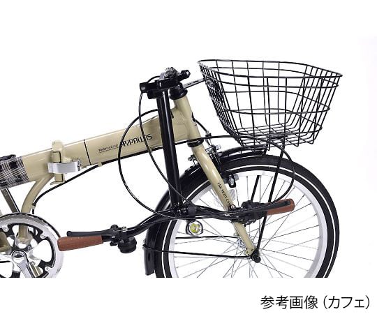 【簡易組立必要】池商3-9762-14　折りたたみ自転車（オールインワン）　カーキ M-206F KH