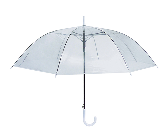 3-9845-02ビニール傘２０７４持ち手白色【1本】(as1-3-9845-02)