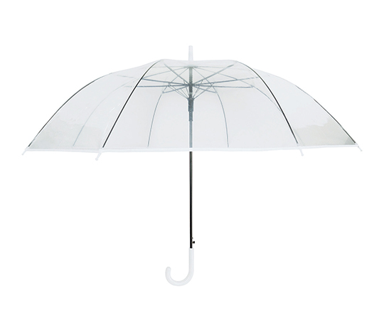 3-9845-03ビニール傘２０７７持ち手白色【1本】(as1-3-9845-03)