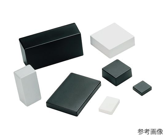 3-991-01 プラスチックケース（TW型） ブラック TW4-2-5B