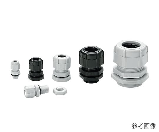 3-994-16 Mネジケーブルグランド（RM型） 黒 1個入 RM50L-38B