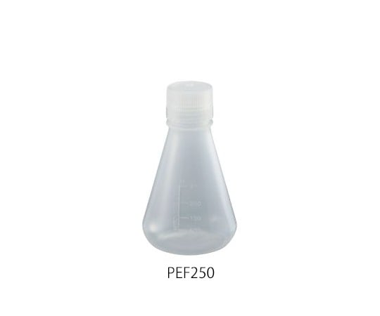 3-9954-04 PP三角フラスコ（スクリューキャップ付） 250mL PEF250