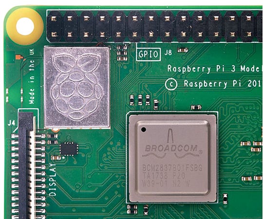 3-996-12 Raspberry Pi 3 Model B +[RS版] Raspberry Pi 3 Model B +(RS)