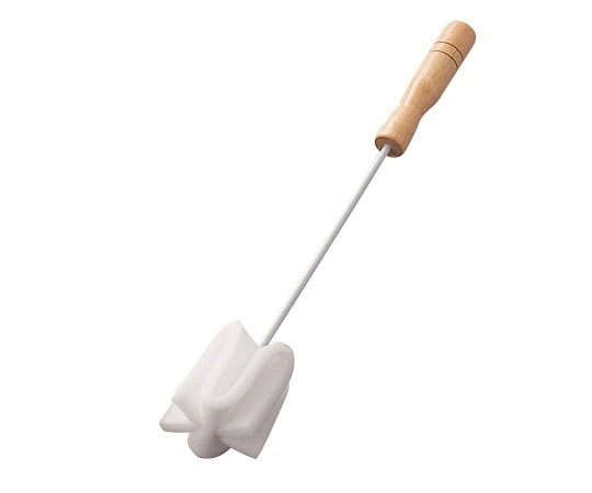 4-057-03スポンジブラシ（木柄）ビーカー用１本入【1本】(as1-4-057-03)