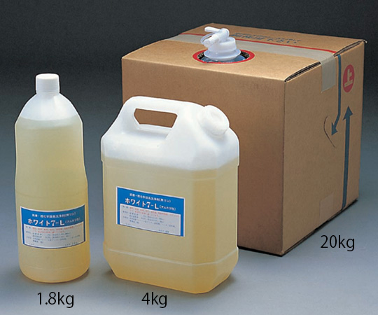 4-089-03 洗浄剤(浸漬用液体)ホワイト7-L 20kg