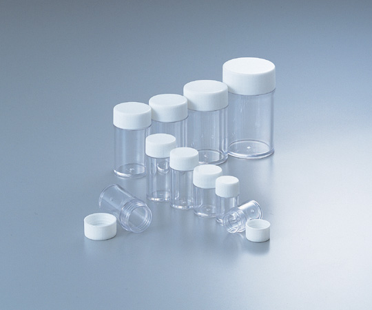 マルエム4-1024-05スチロールねじ瓶40mL100本入【1箱(100本入)】(as1-4-1024-05)