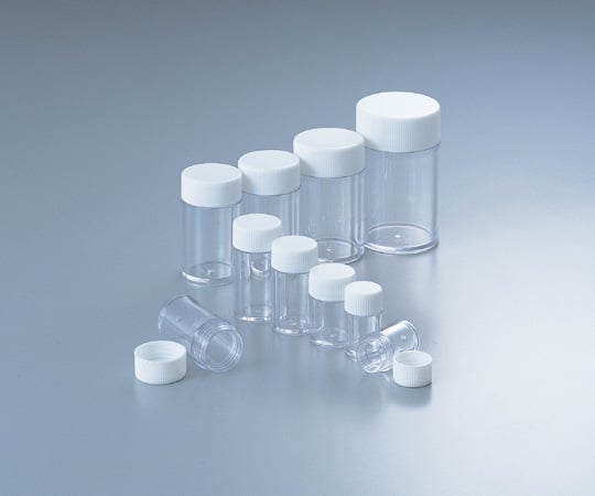 マルエム4-1024-08スチロールねじ瓶135mL50本入【1箱(50本入)】(as1-4-1024-08)