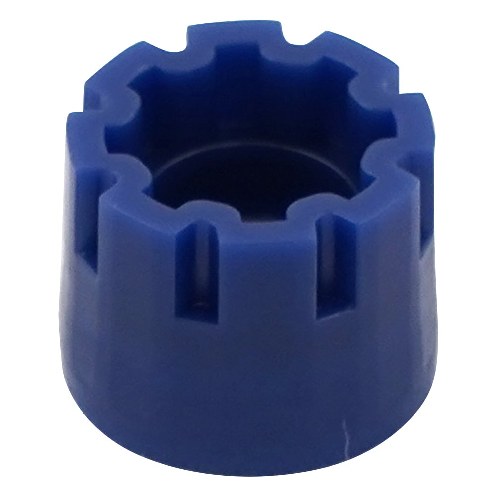 96well format用External Screw Cap キャリア入 青色 1式（96キャップ×10セット入）