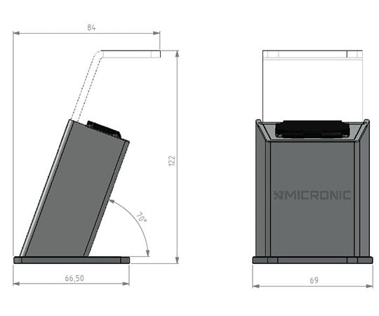 Micronic　Europe　B.V.4-1087-71　1本読み　1次元、2次元バーコードリーダー　DT500　MP55126