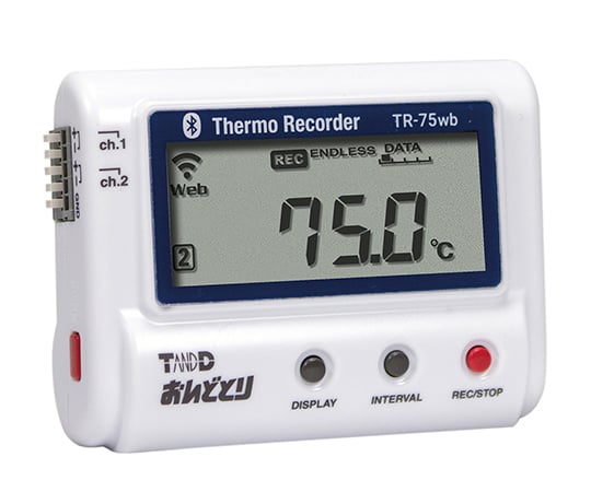 ティアンドデイ4-1099-01　温度記録計　おんどとり（無線LAN） TR-75wb