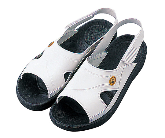 アズピュアESDサンダル　白　M