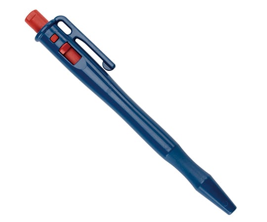 4-1277-02 スプリングレス型キャップレスボールペン（ノック式） 標準型 赤 RG-RSC-RD