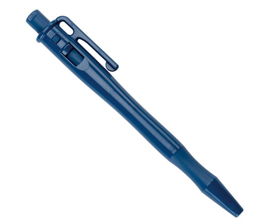 4-1277-03 スプリングレス型キャップレスボールペン（ノック式） 標準型 青 RG-RSC-BL