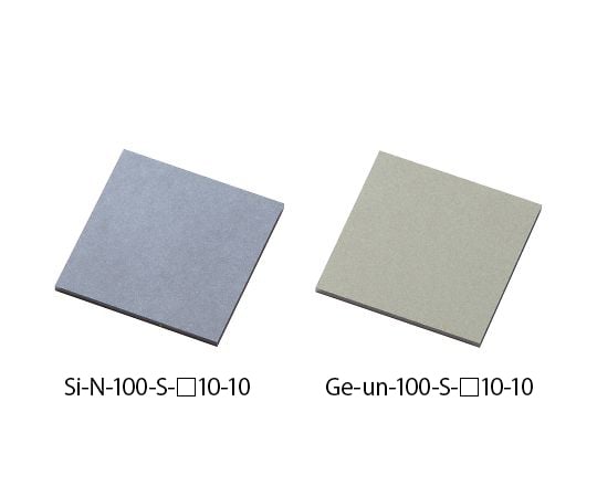 単結晶基板 Si基板 ノンドープ 片面鏡面 方位 （110） 10×10×0.525mm 10枚入 Si-un-110-S-□10-10