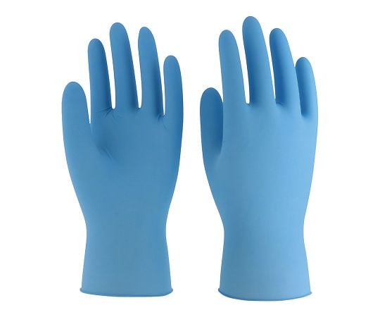 【食品衛生法適合】エステー4-1437-01　［受注停止］ニトリル使いきり手袋（モデルローブ）　ブルー　SS No.991