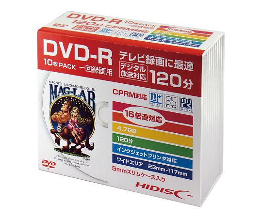 Đĩa Phương tiện DVD-R 10 Phần HDDR12JCP10SC