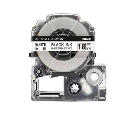 テープカートリッジ　ホワイト　18mm