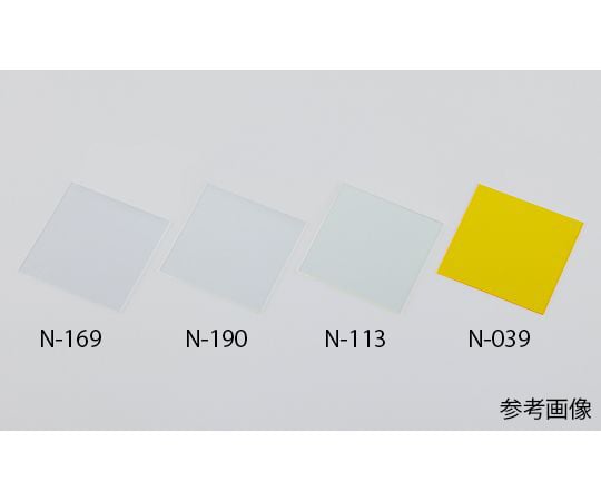 日東樹脂工業4-1473-01　紫外線カットアクリル板　CLAREXR　透明　5枚入 N-169-0.5-□100