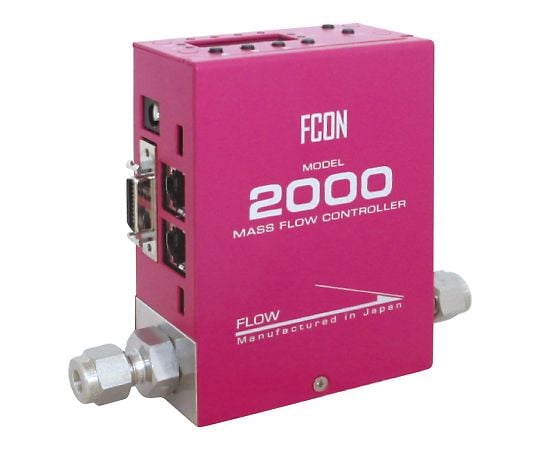 エフコン4-1546-02　デジタルマスフローコントローラー（表示設定器一体型）　10SCCM　N2 C2005