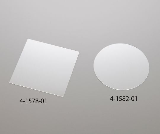 4-1577-01　薄板ガラス　イーグルXGR　25×25×0.3mm　10枚入 XG-□25-0.3